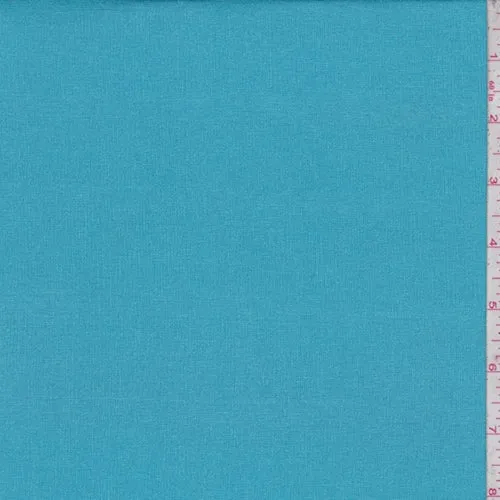 1 5/8 YD PC-Metallic Turquoise Slinky Knit Fabric