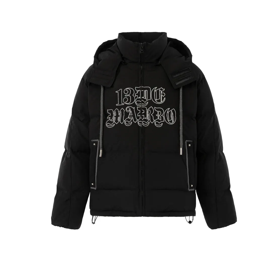 13DE MARZO Black Angel Vs Devil Down Jacket