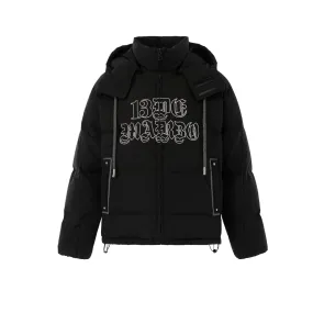 13DE MARZO Black Angel Vs Devil Down Jacket