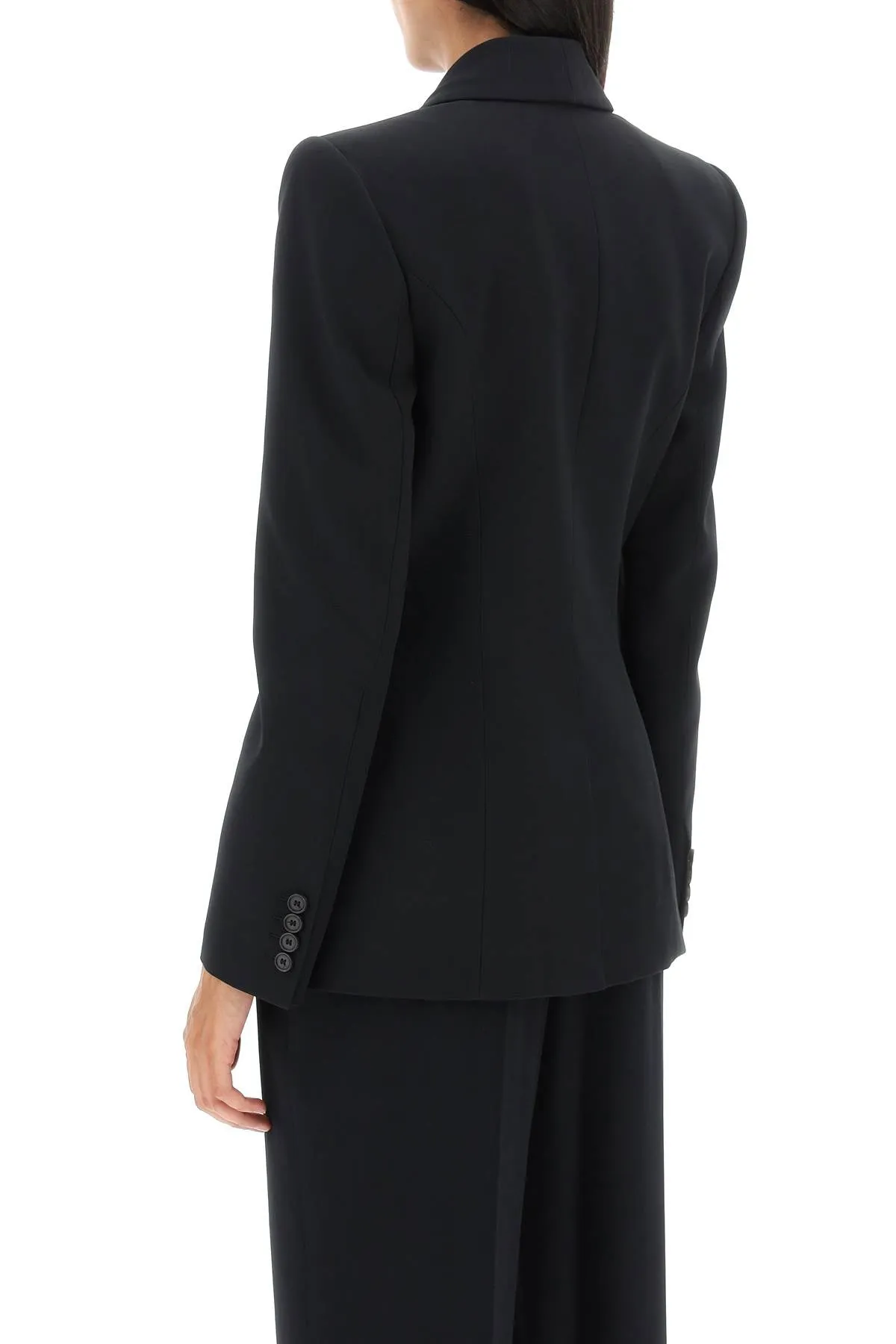 Alexander mcqueen upside-down lapel jacket