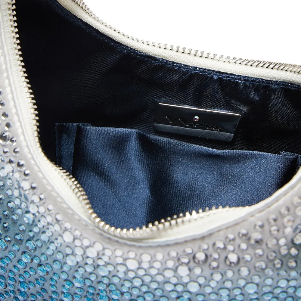 Allie Handbag in Navy Ombre Crystal