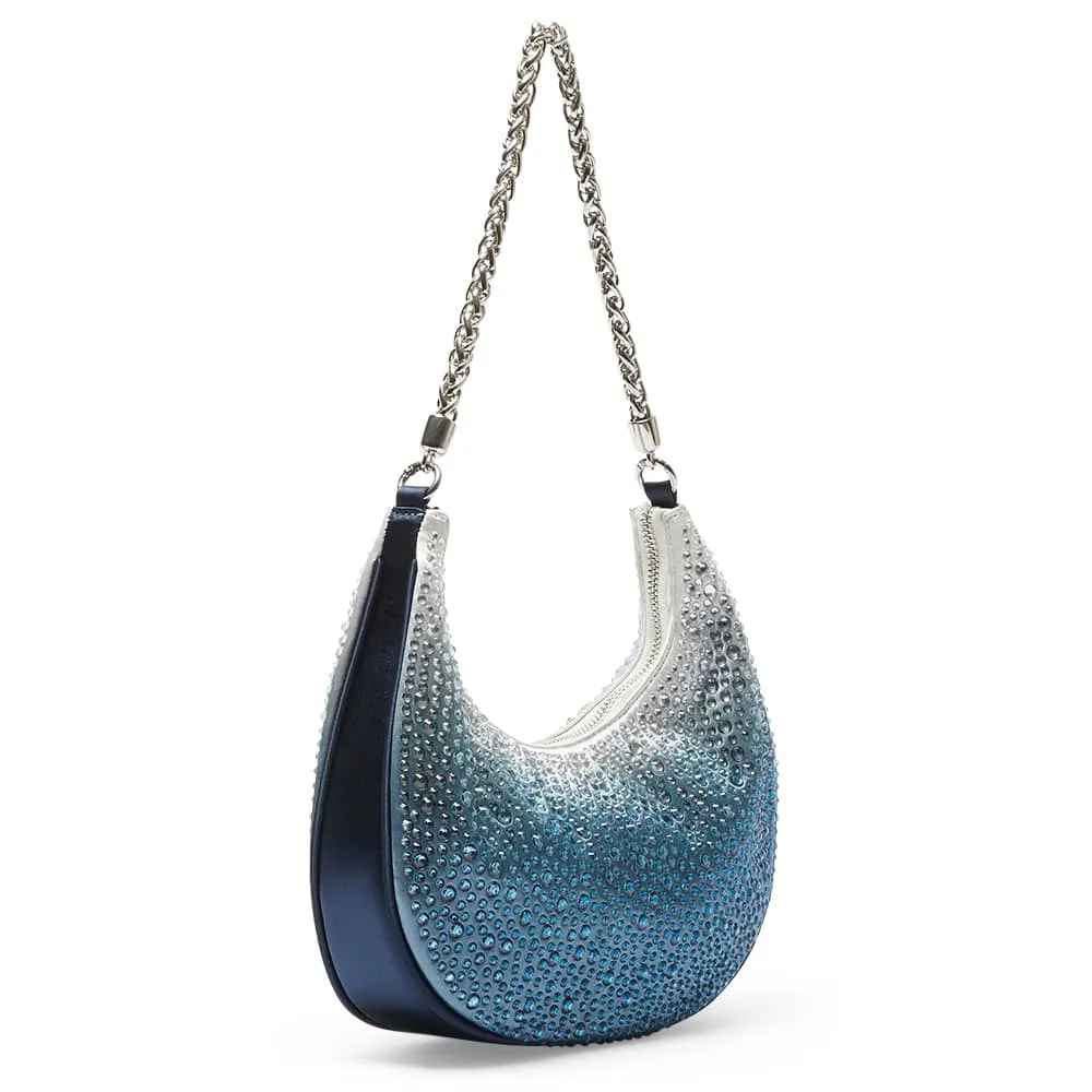 Allie Handbag in Navy Ombre Crystal