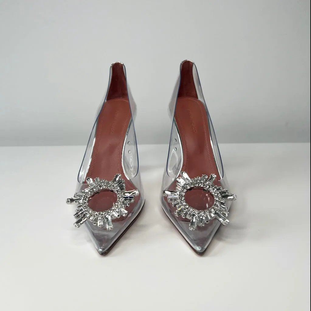 Amina Muaddi Begum Pump PVC Clear