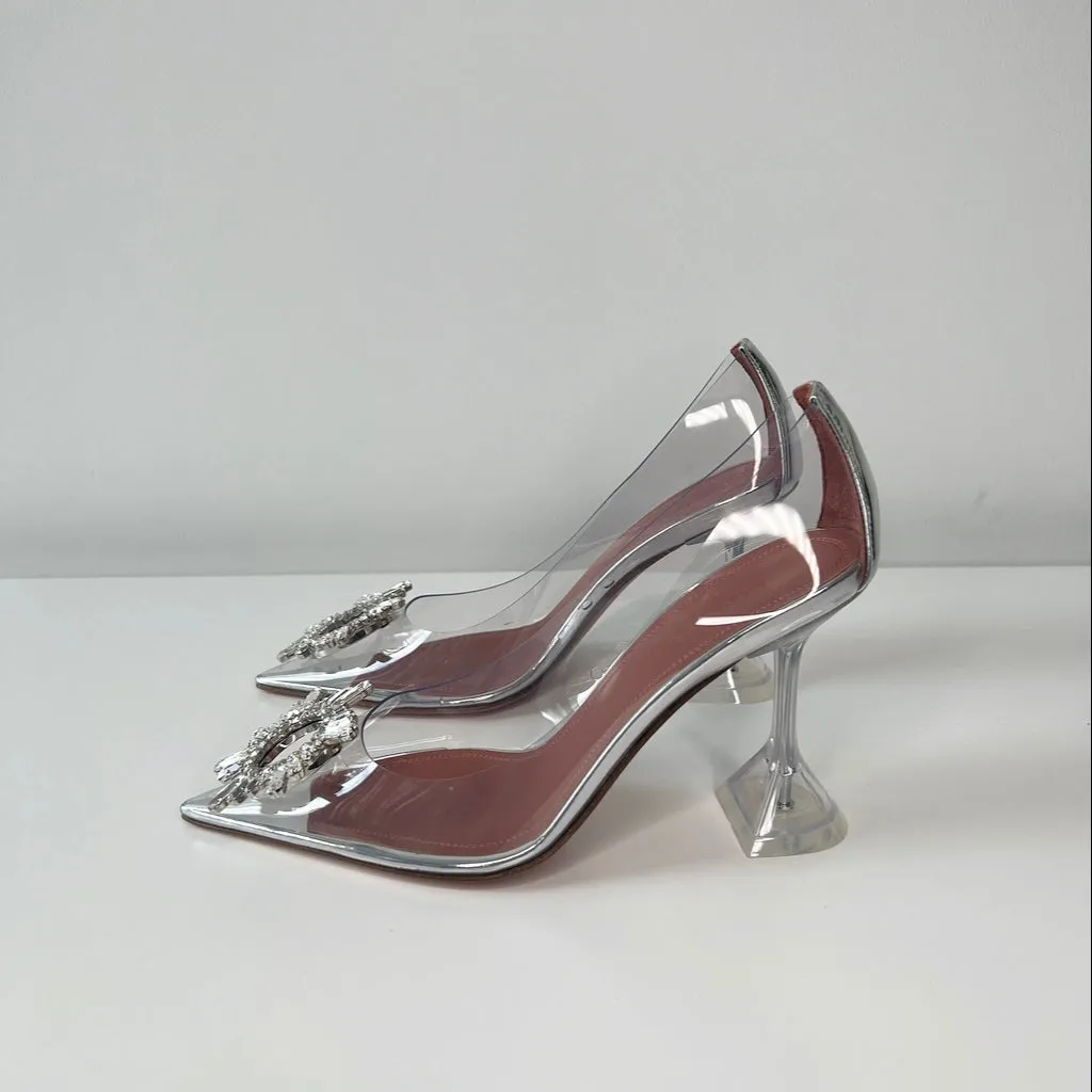 Amina Muaddi Begum Pump PVC Clear