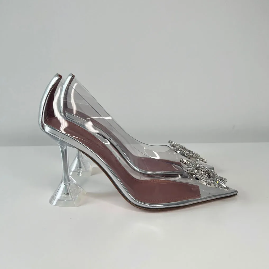 Amina Muaddi Begum Pump PVC Clear