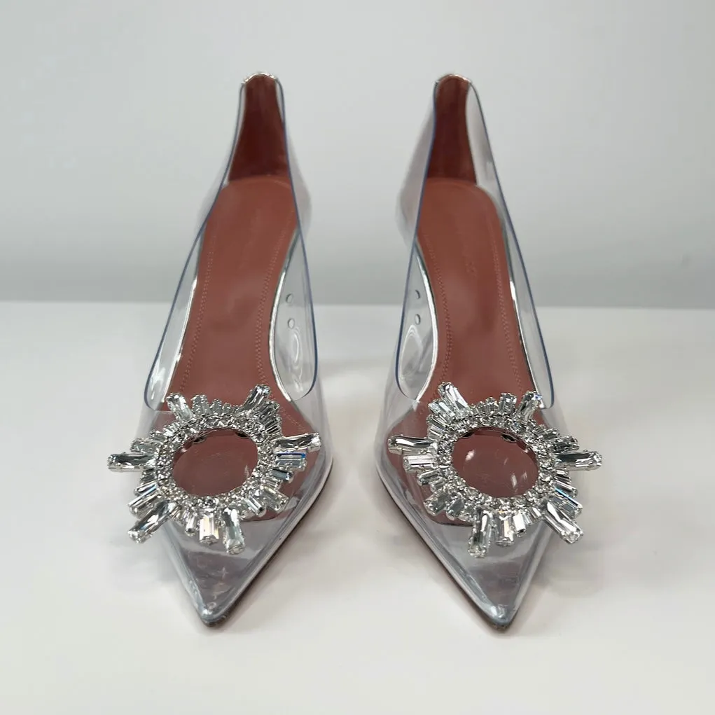 Amina Muaddi Begum Pump PVC Clear