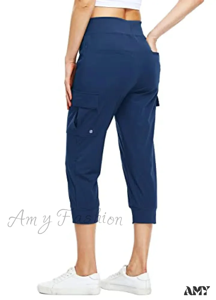 Amy Fashion - Cargo Hiking Capris Quick Dry Lightweight Outdoor Pants