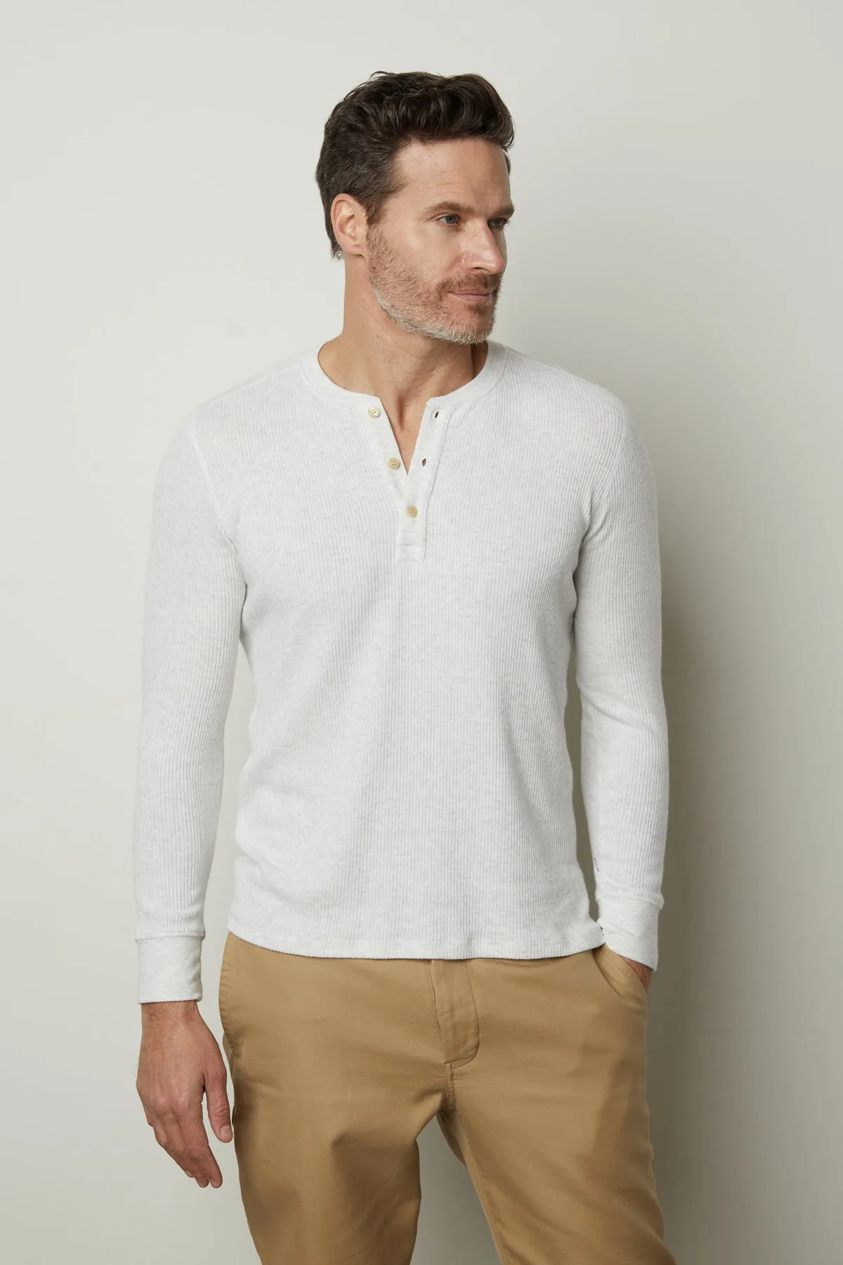 ANDERSON RIB KNIT HENLEY