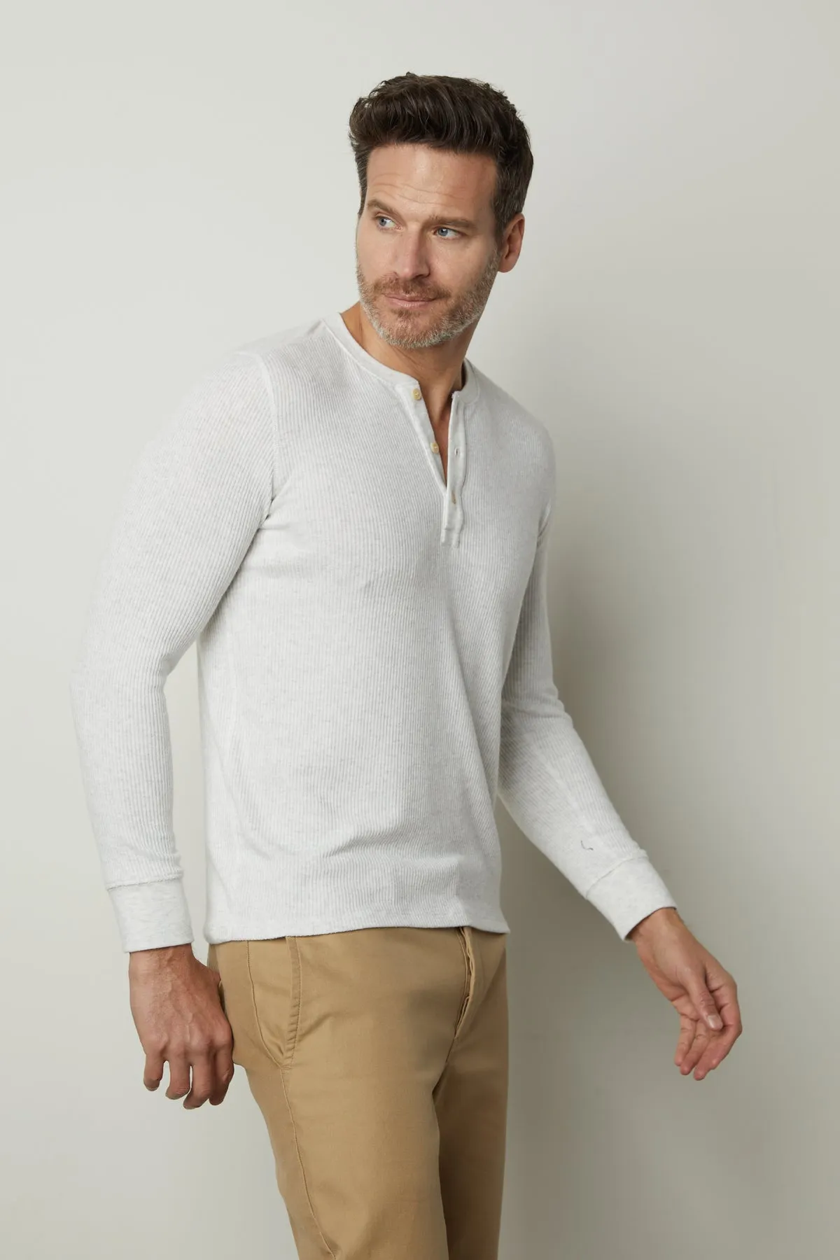 ANDERSON RIB KNIT HENLEY