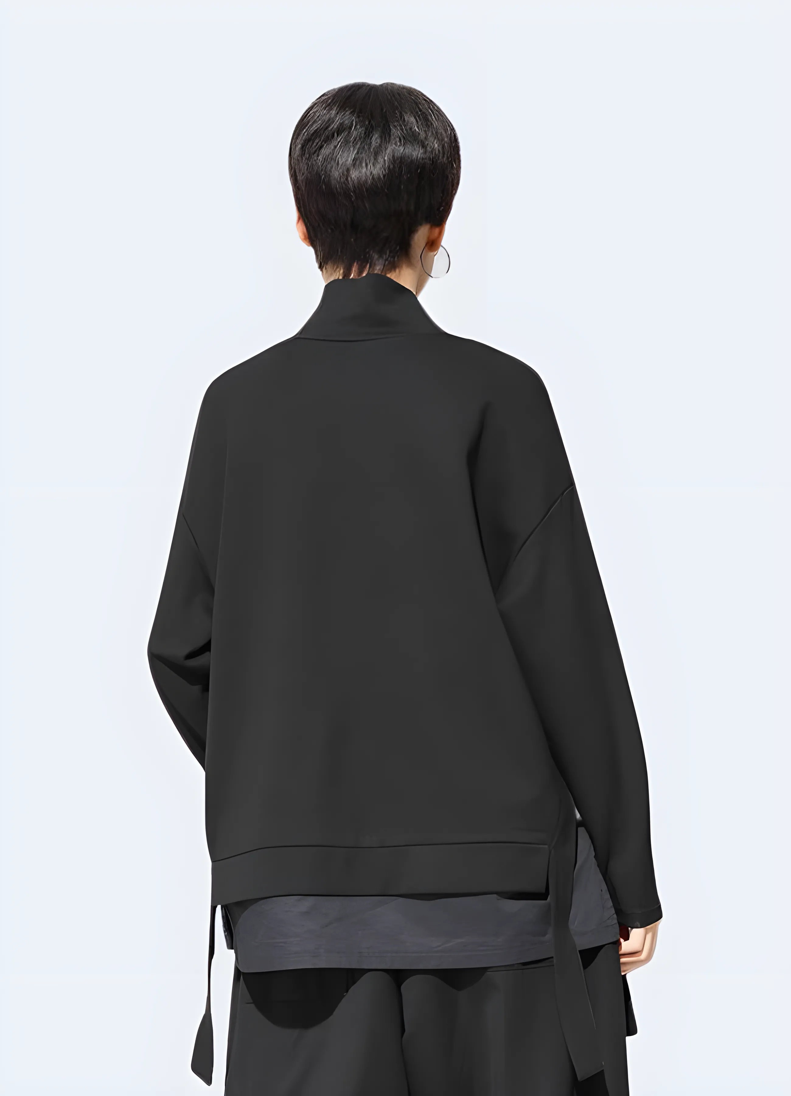 Asymmetrical Sweatshirt Techwear