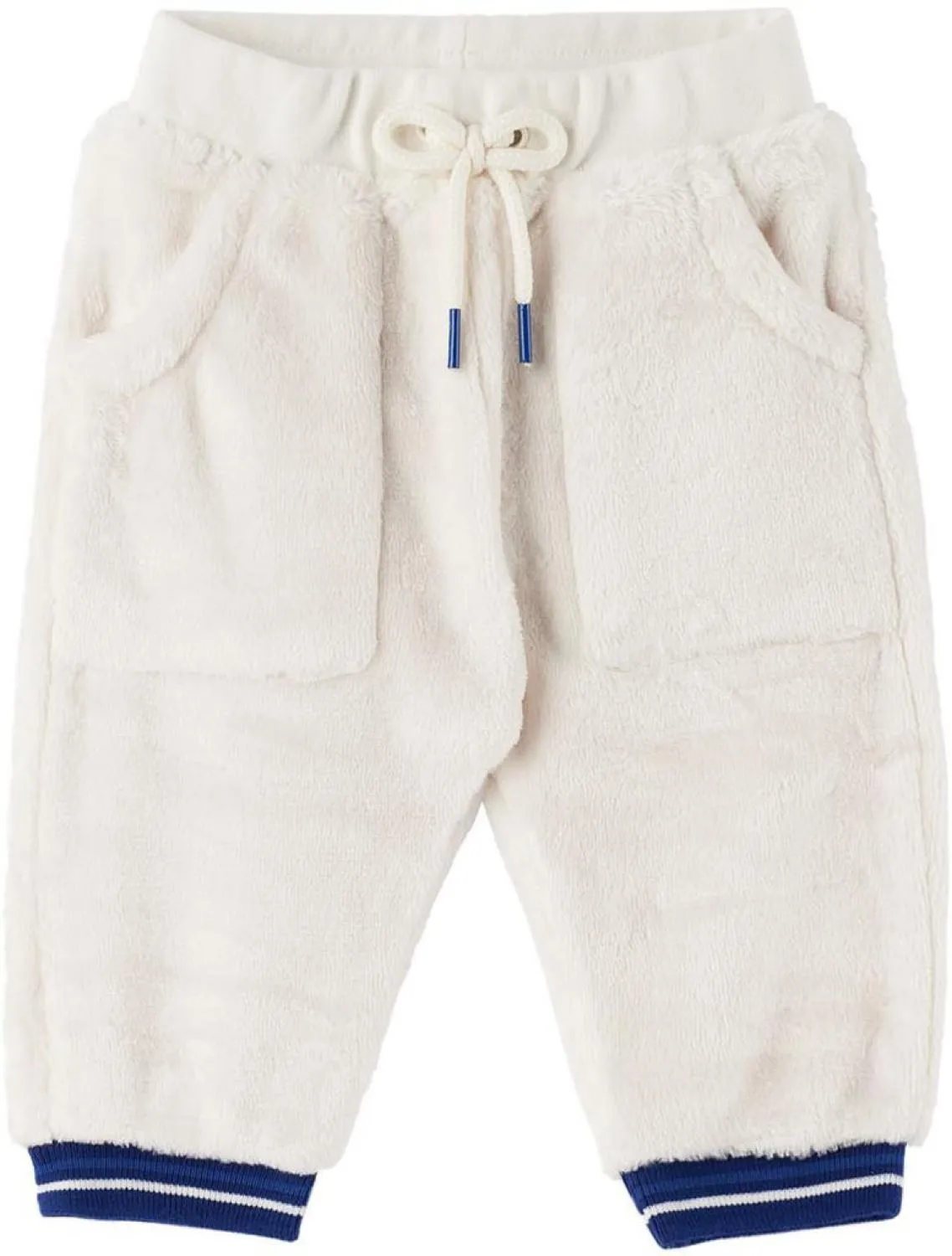 Baby Off-White Fleece Lounge Pants