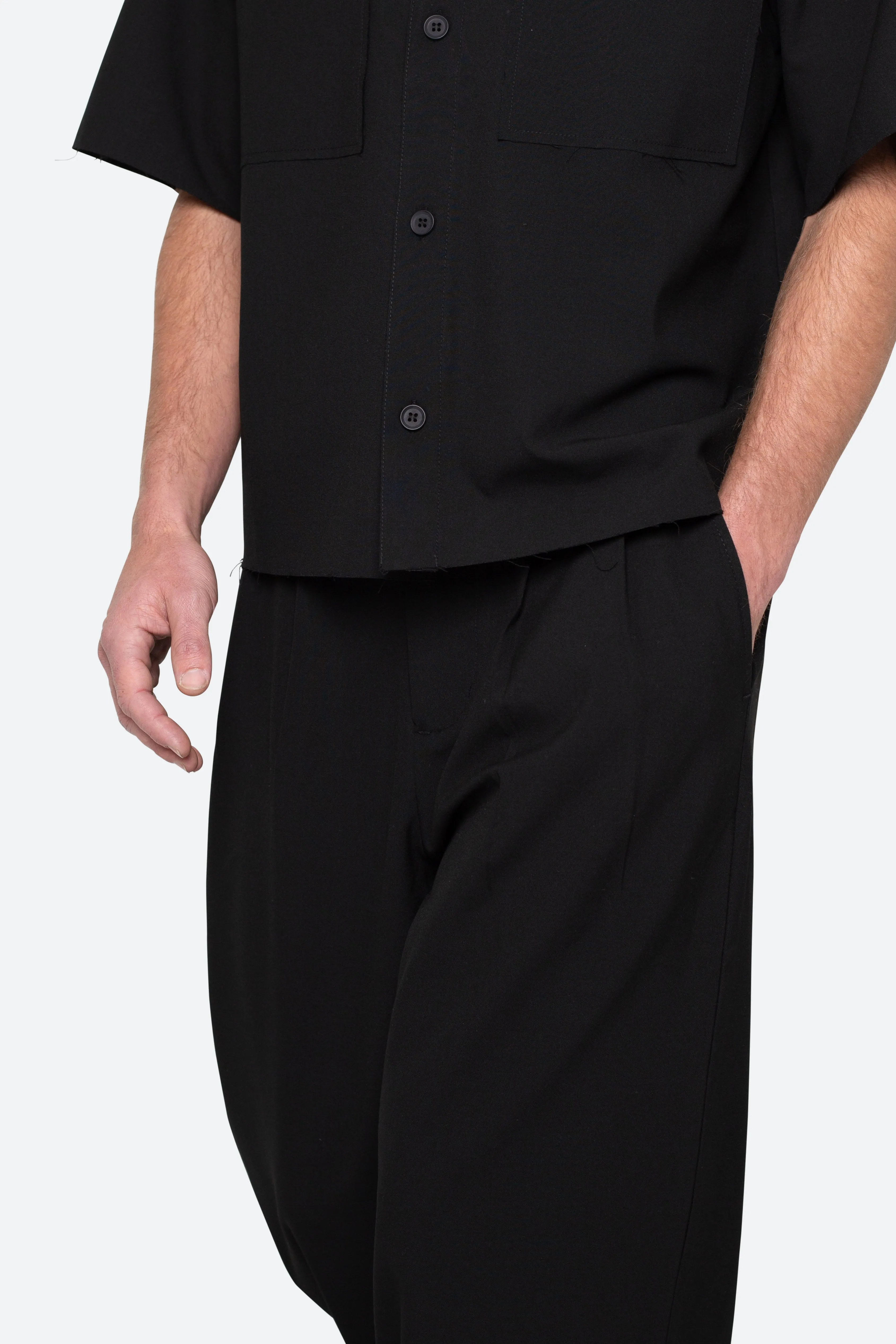 Baggy Trouser Pants - Black