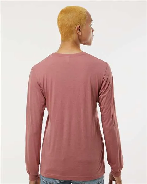 BELLA   CANVAS Triblend Long Sleeve Tee 3513 Mauve Triblend