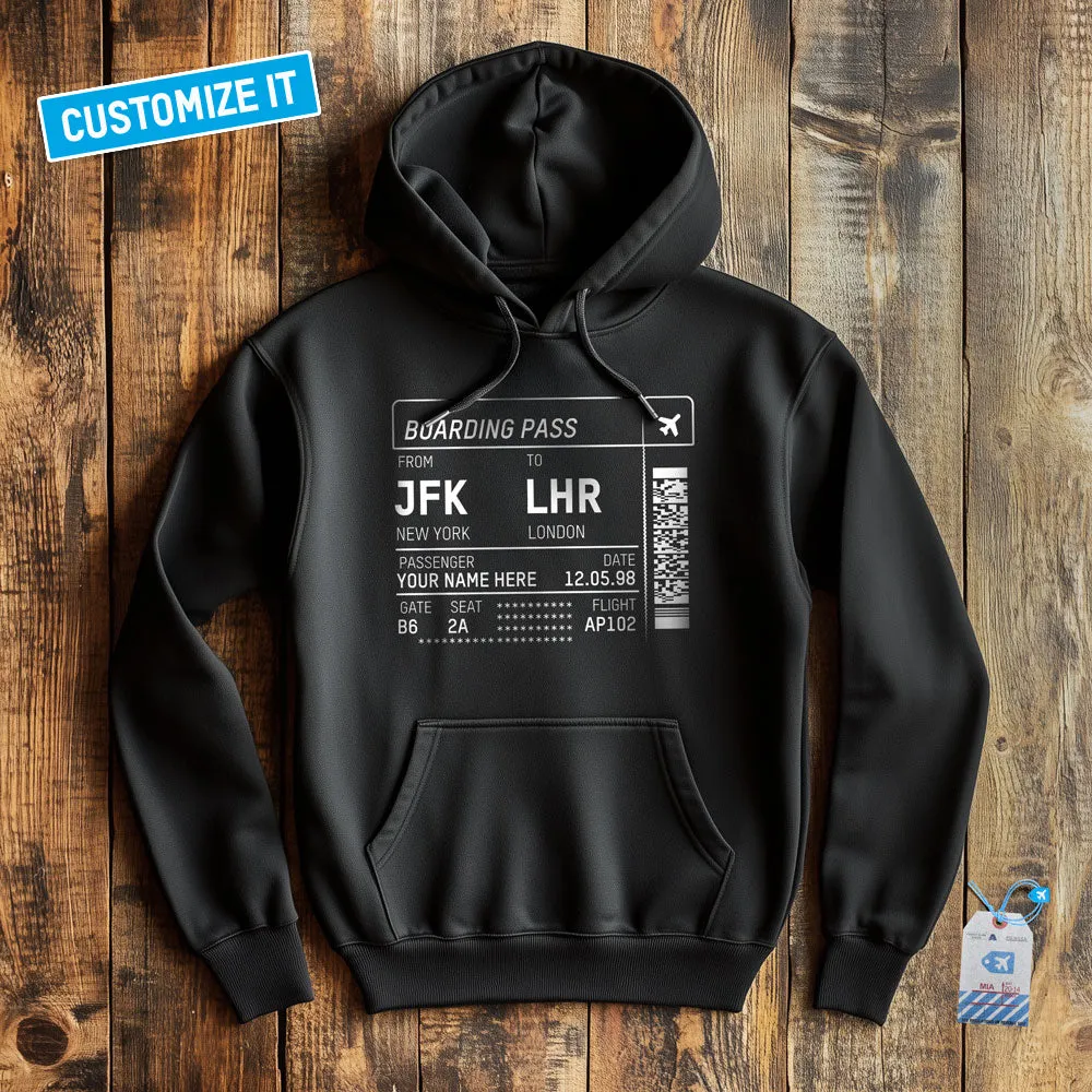 Boarding Pass - Pullover Hoodie