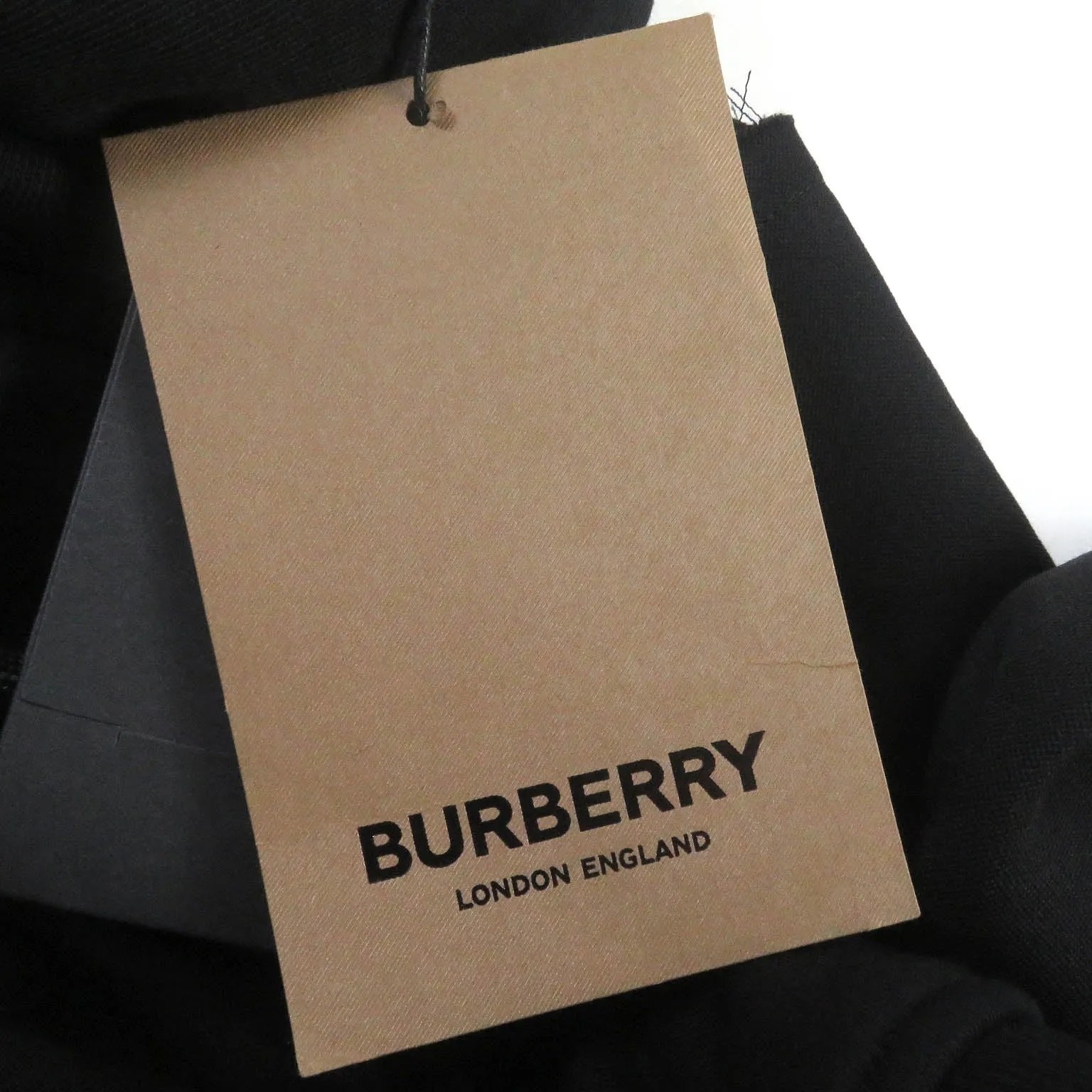 Burberry Cotton Pullover Hoodie Black XXS