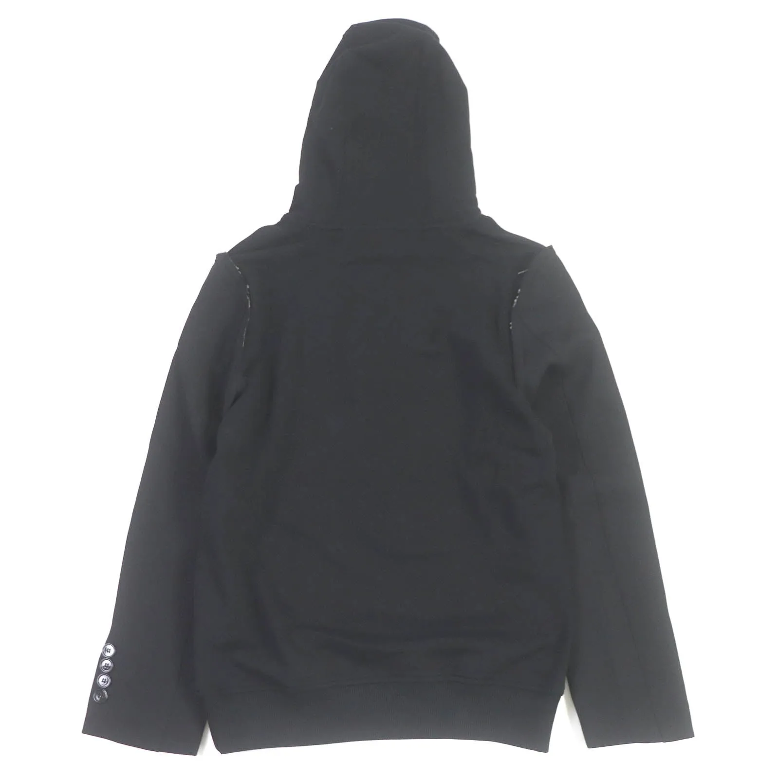 Burberry Cotton Pullover Hoodie Black XXS