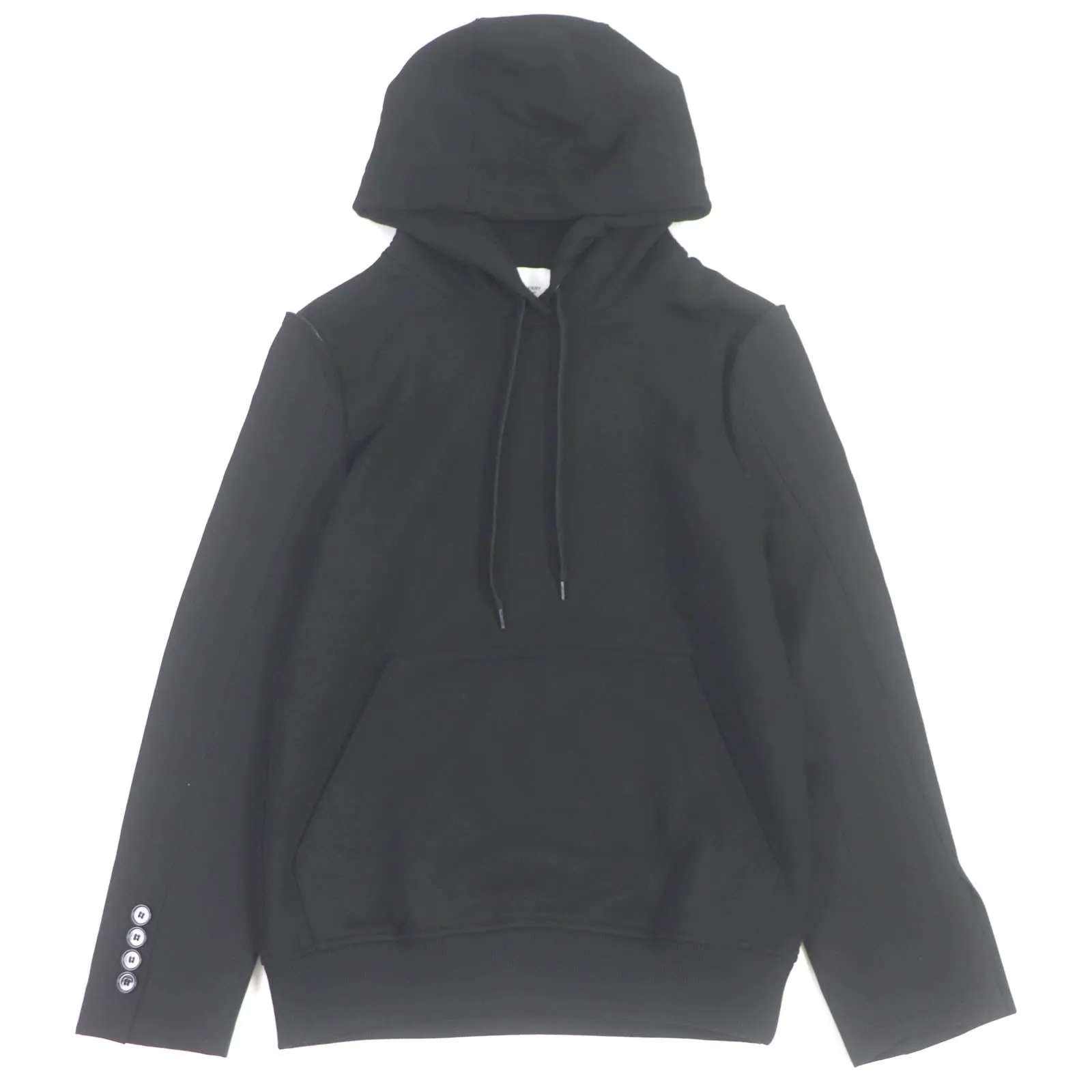 Burberry Cotton Pullover Hoodie Black XXS