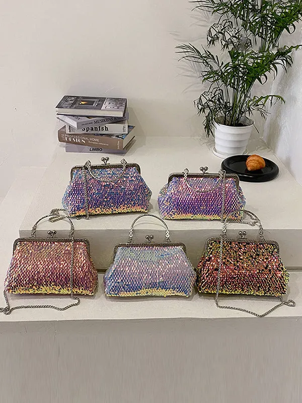 Chains Sequined Crossbody Bags Bags