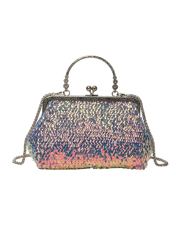 Chains Sequined Crossbody Bags Bags