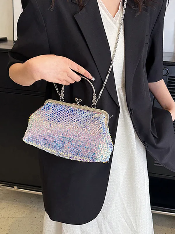 Chains Sequined Crossbody Bags Bags