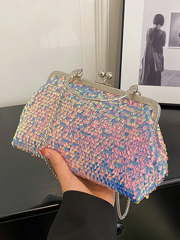 Chains Sequined Crossbody Bags Bags