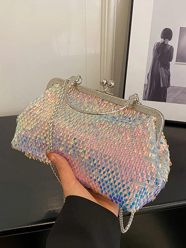 Chains Sequined Crossbody Bags Bags