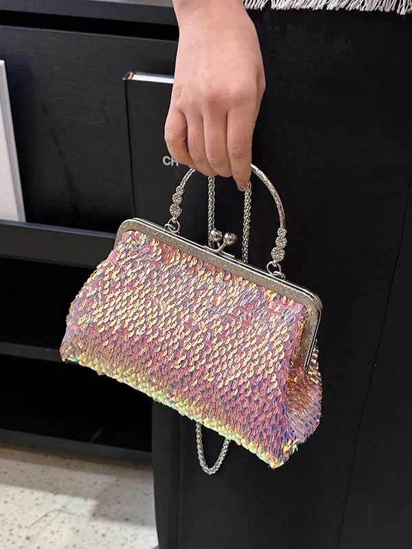 Chains Sequined Crossbody Bags Bags