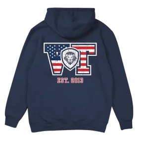 Collegiate VT Pullover Hoodie - Navy