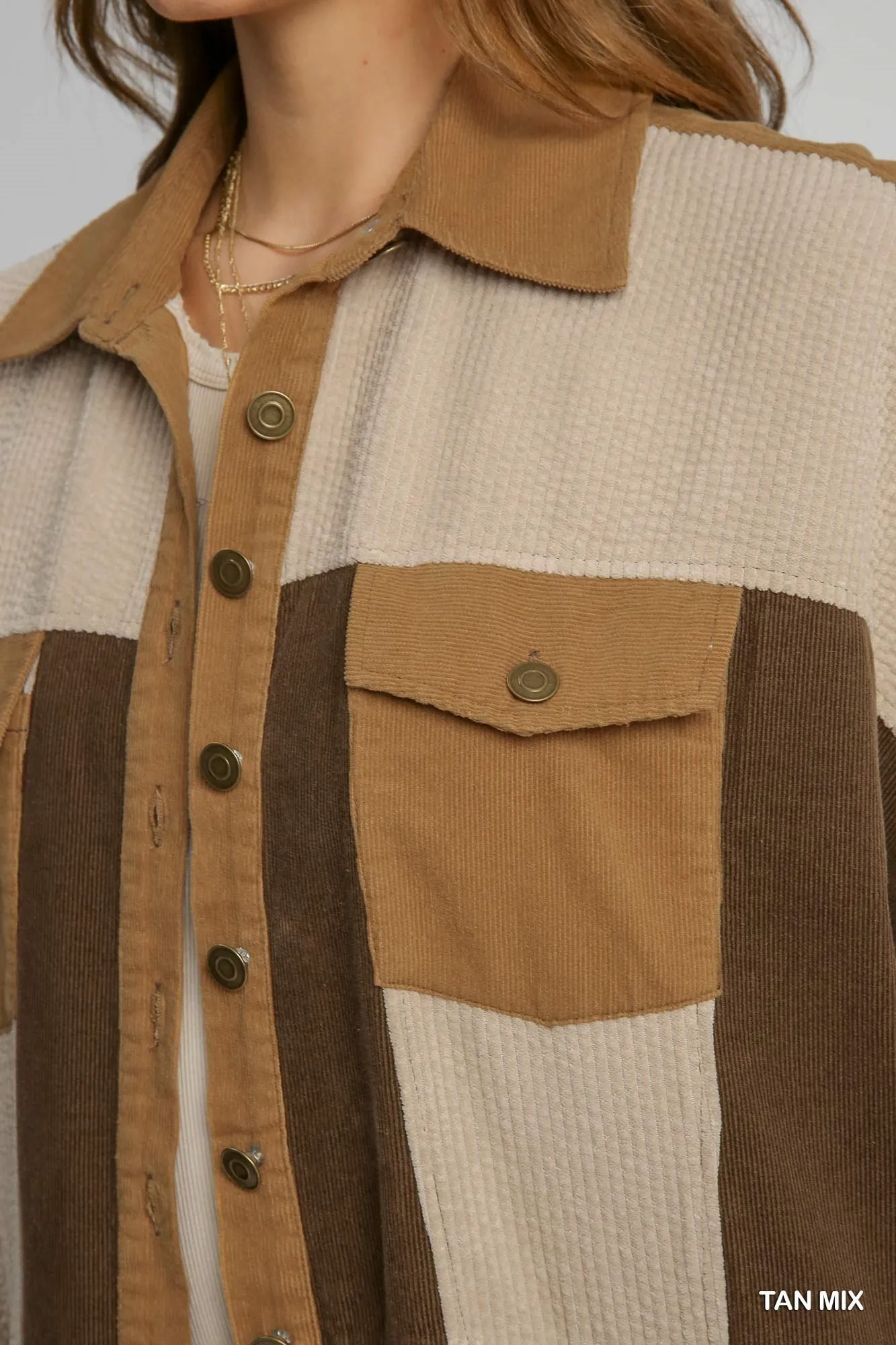 Corduroy Button Down Jacket