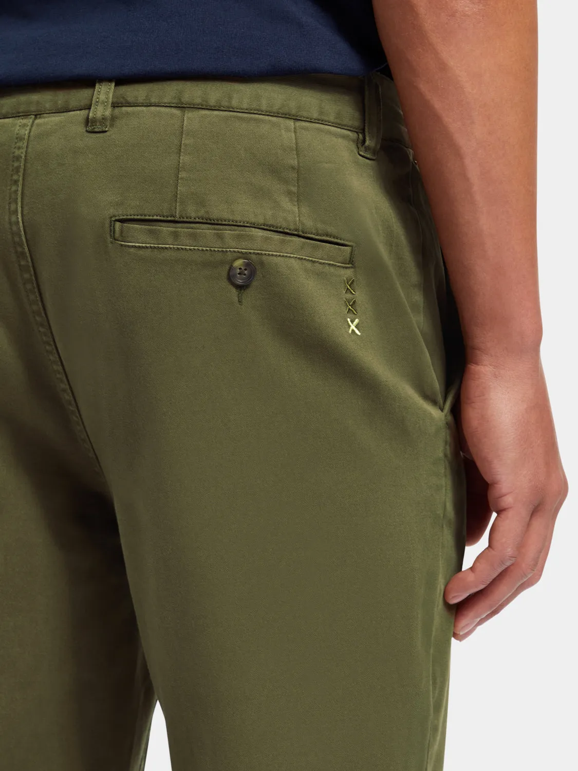 Drift garment-dyed stretch twill chinos