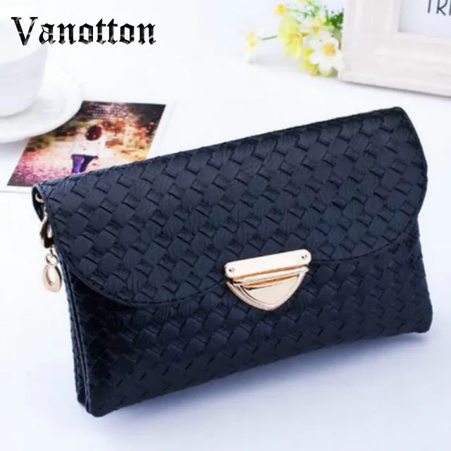 Famous Brands Knitting Women Clutches Casual FemaleClutches Bags Versatile Women Messenger Bags Mini Cross Body Bags Tote Bag