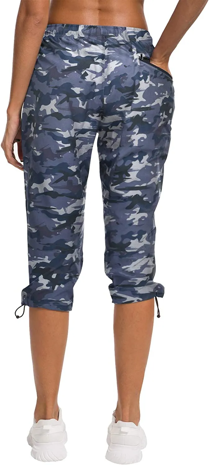 FashionSierra - Hiking Capris Pants Outdoor Quick Dry Cargo Cropped Pants