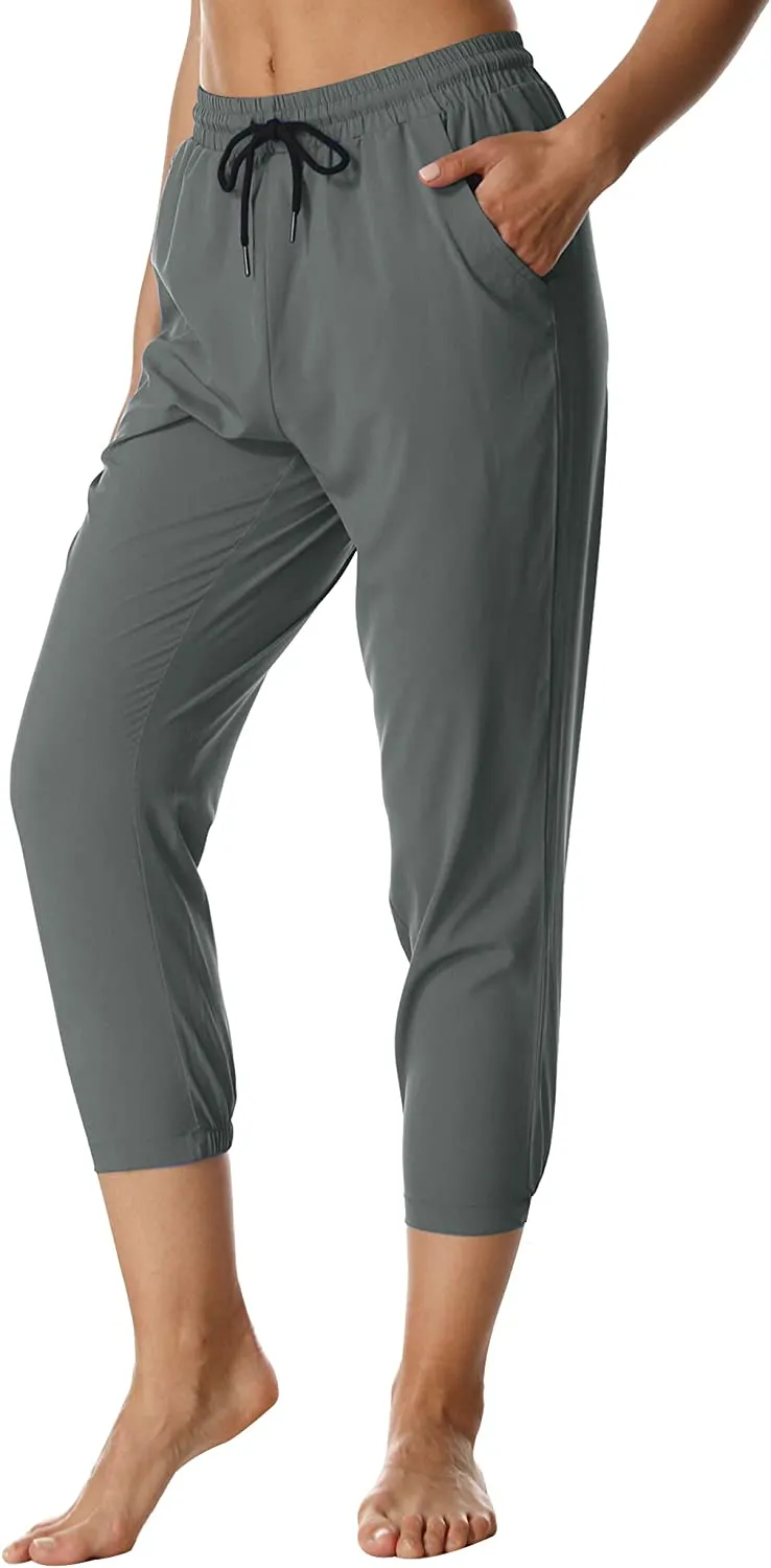 FashionSierra - Hiking Capris Pants Outdoor Quick Dry Cargo Cropped Pants