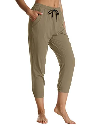 FashionSierra - Hiking Capris Pants Outdoor Quick Dry Cargo Cropped Pants