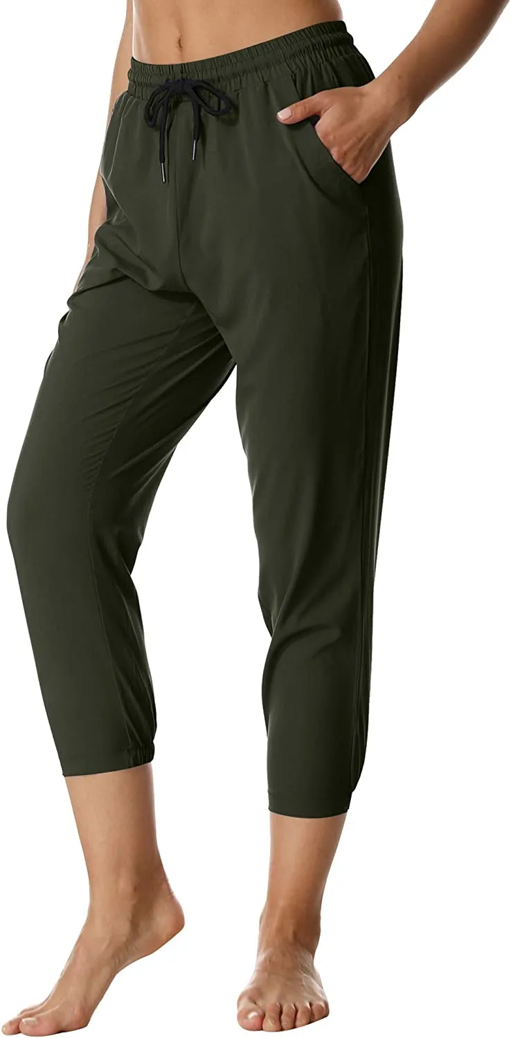 FashionSierra - Hiking Capris Pants Outdoor Quick Dry Cargo Cropped Pants