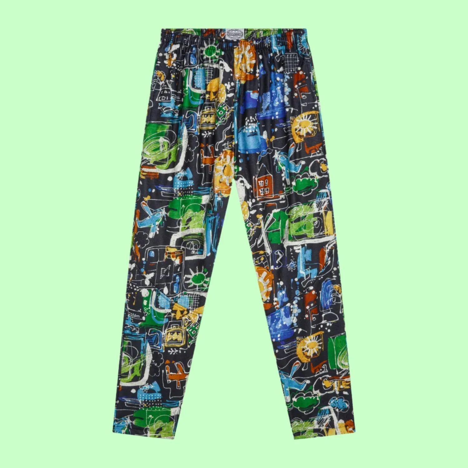 Fleece Retro Pants - Clash Black