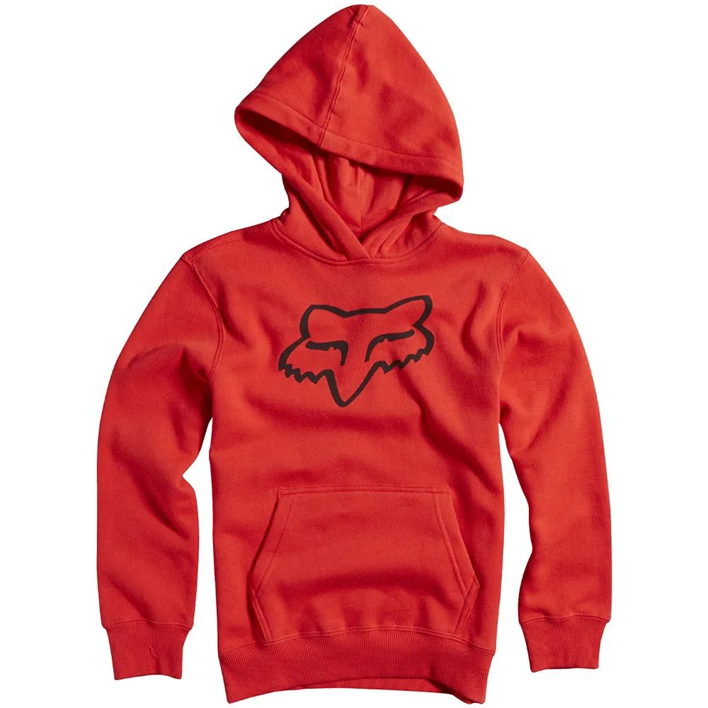 Fox Racing Youth Legacy Pullover Hoodie Flame Red