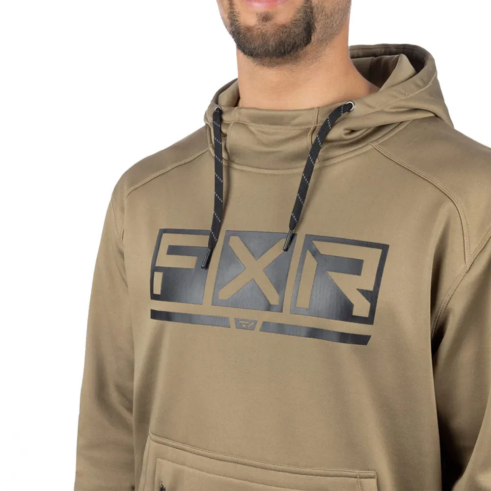 FXR Podium Tech Pullover Hoodie Canvas/Black Beige