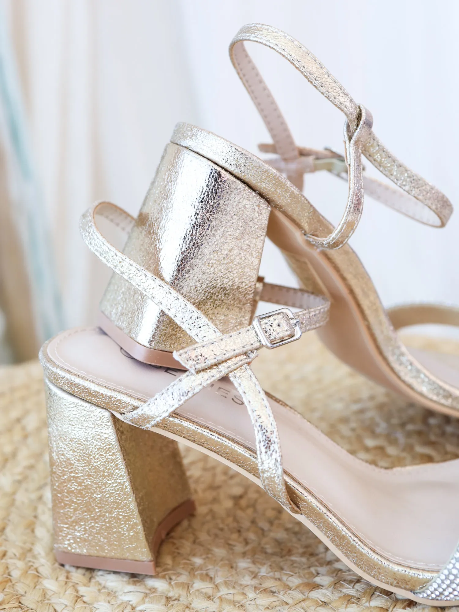 Gilded Glamour Heels