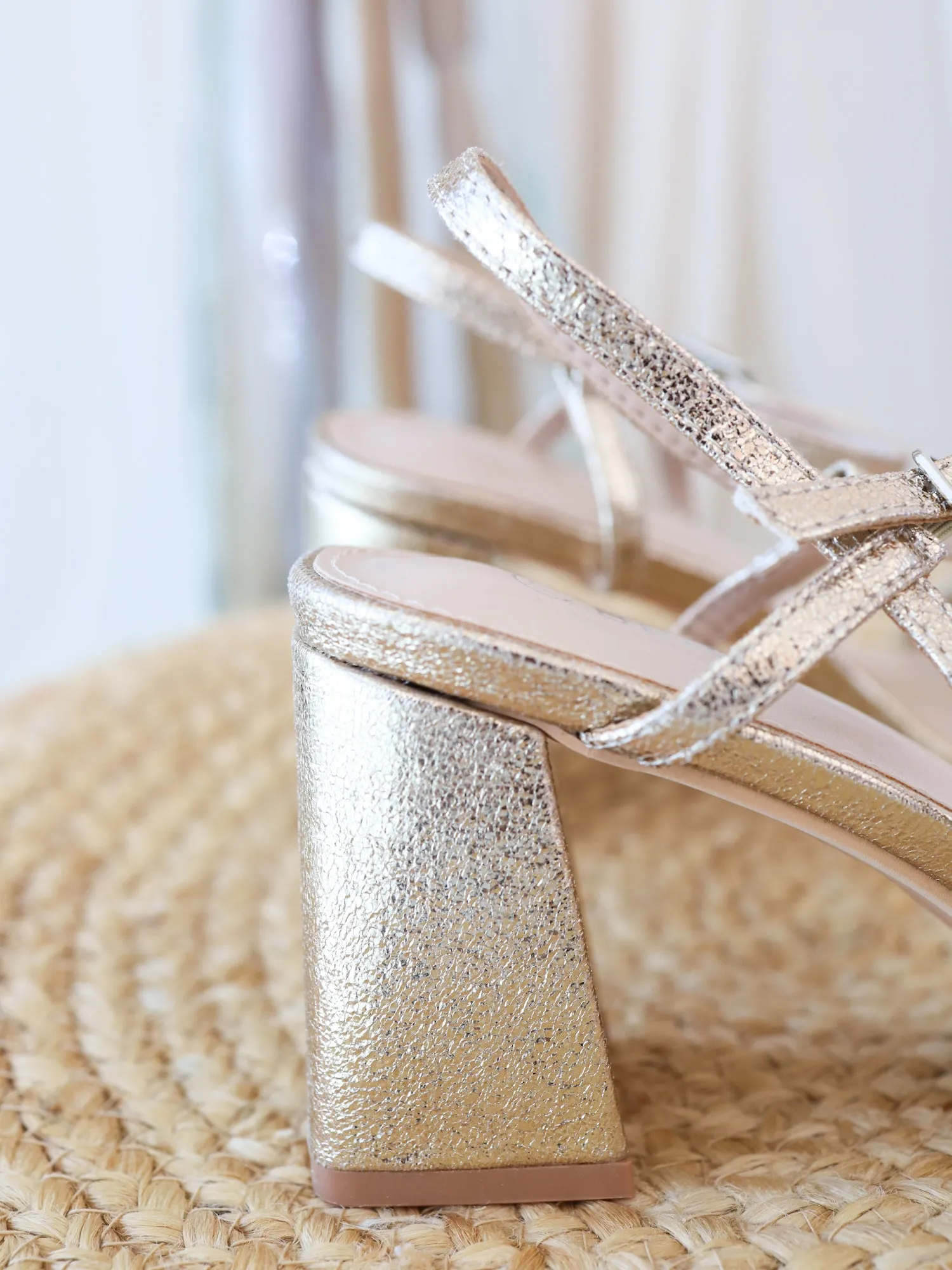 Gilded Glamour Heels