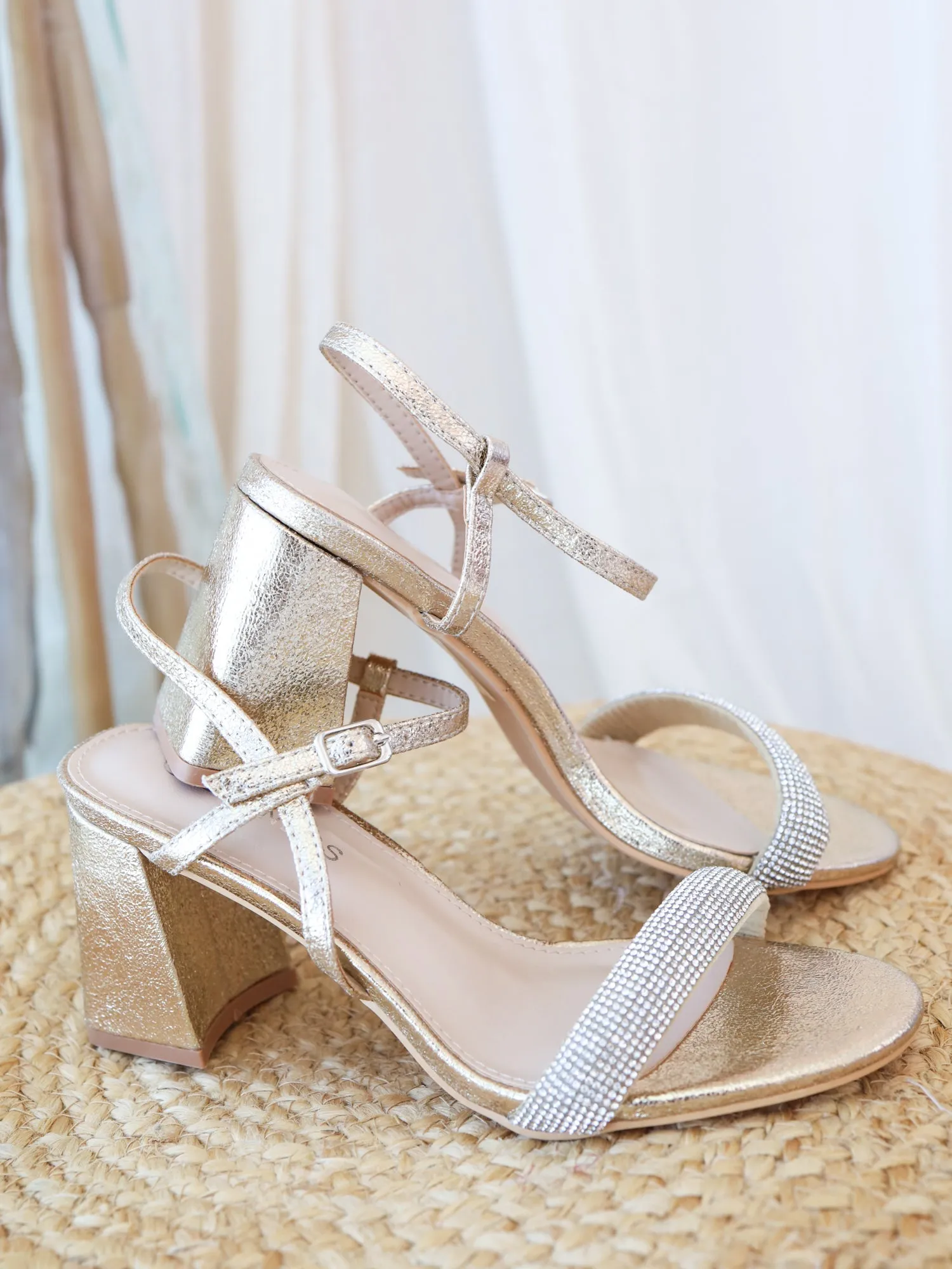 Gilded Glamour Heels