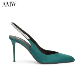 Giuseppe Zanotti Rachyl Satin Pumps