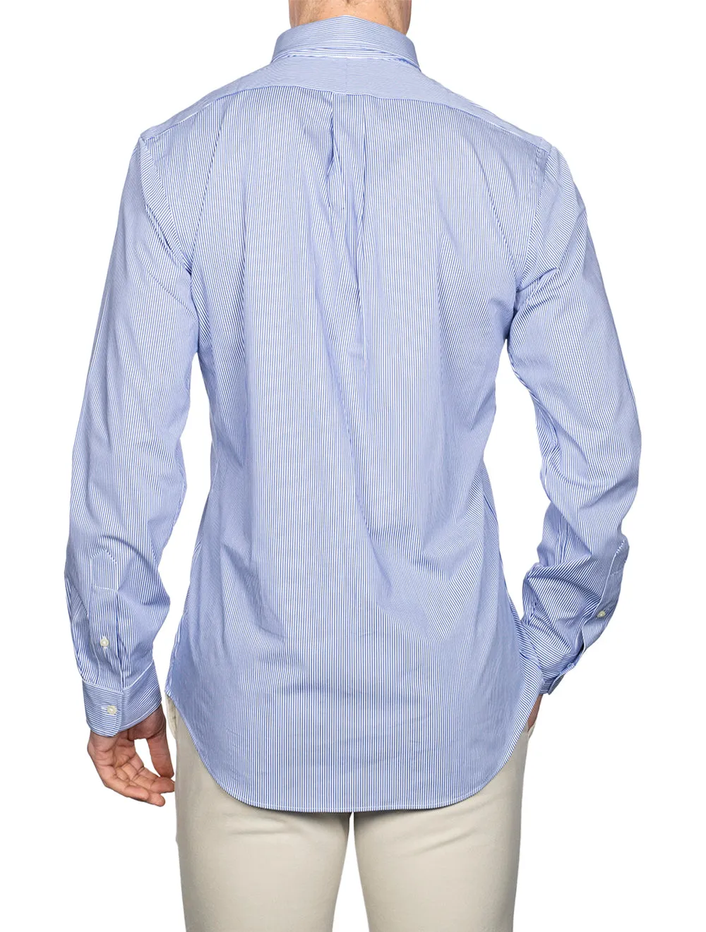 Hairline Stripe Shirt Blue