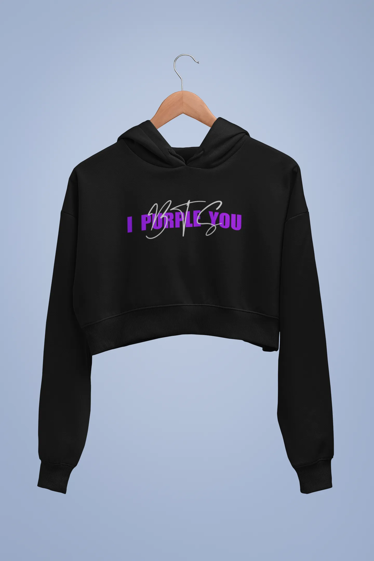 I Purple You : BTS - Winter Crop Hoodies