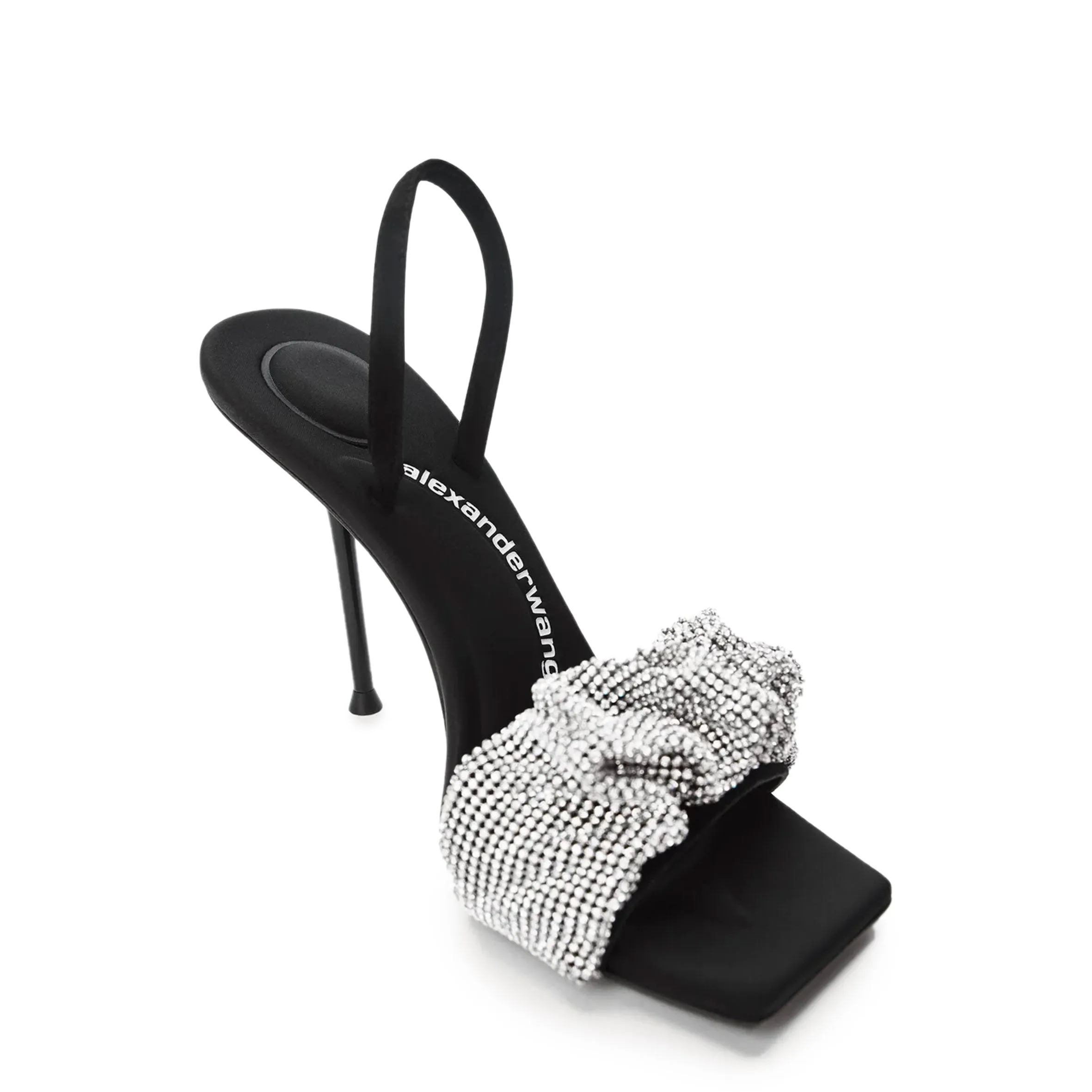 Julie Scrunchie Heels, Crystal