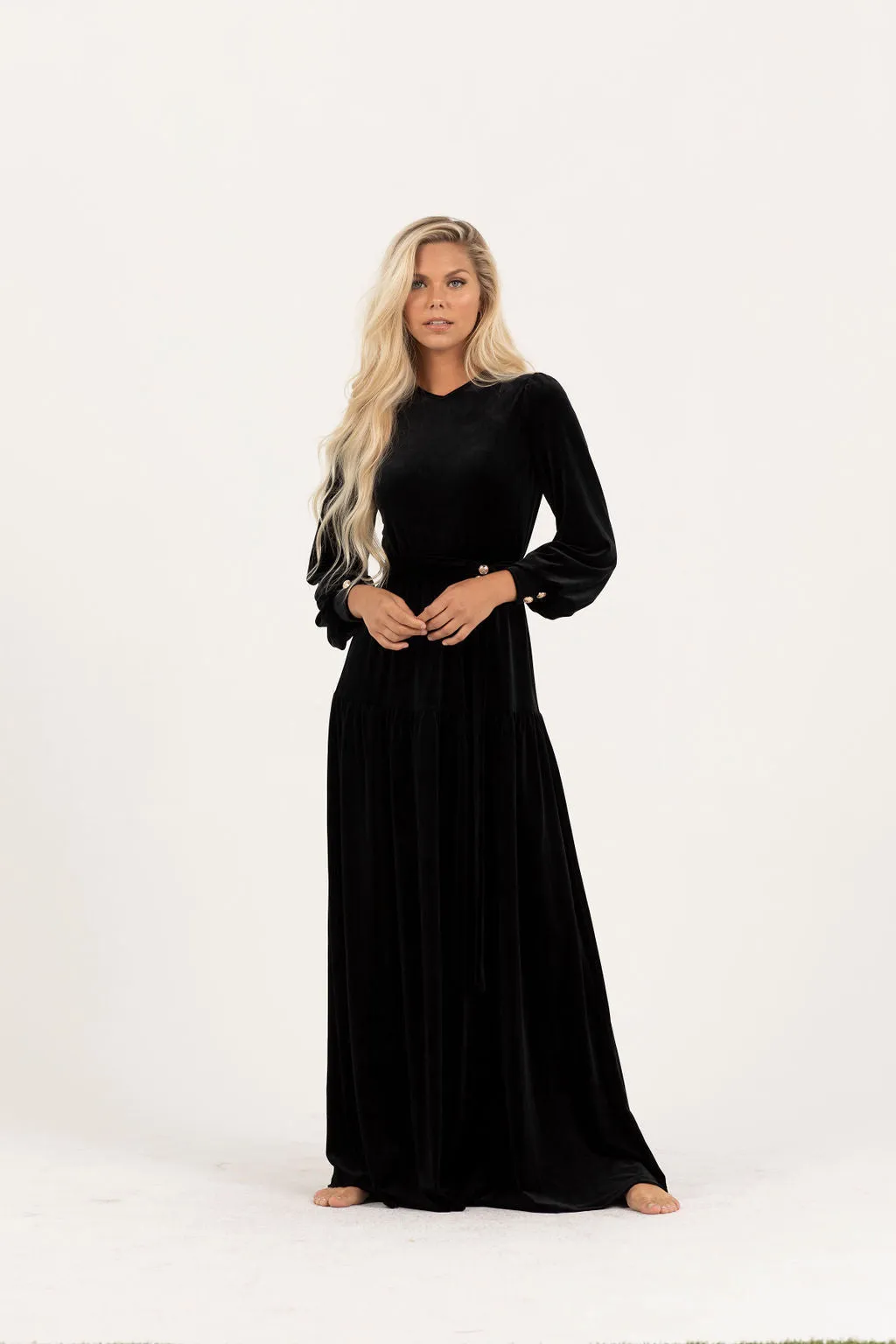 Mali Velvet Maxi Dress