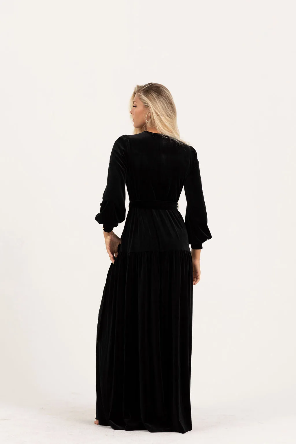 Mali Velvet Maxi Dress