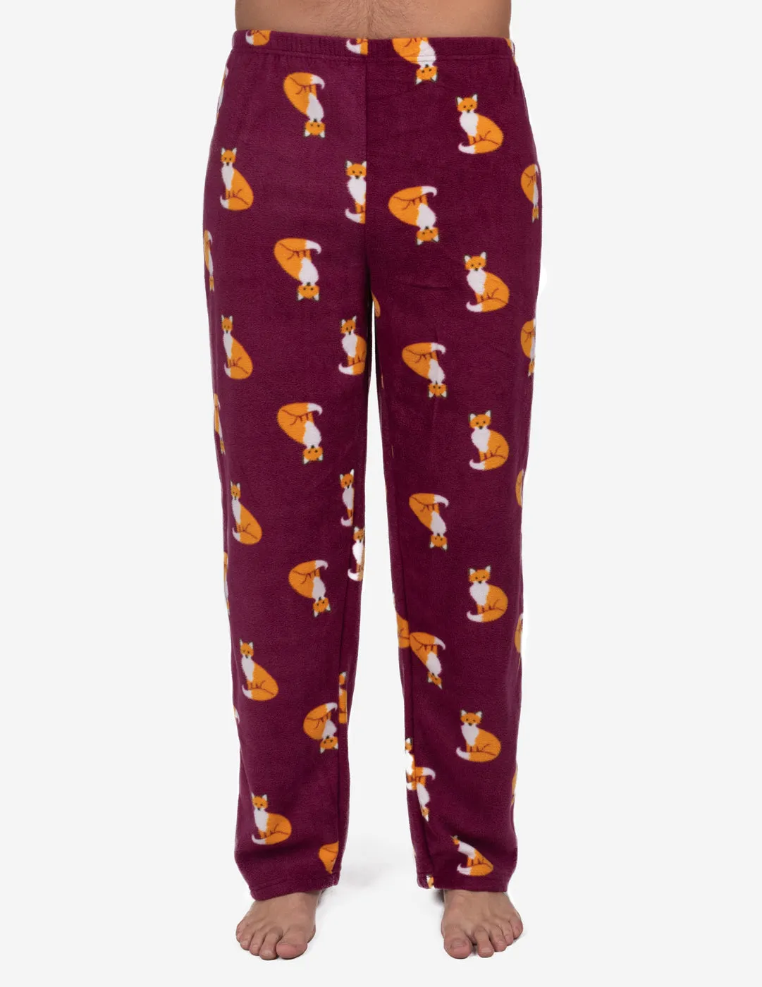 Men's Fleece Animal Pants