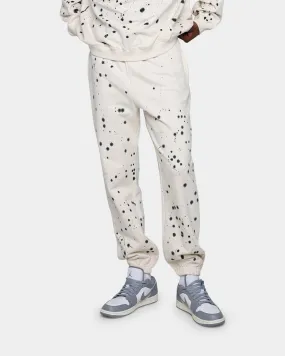 MNML Ink Spill Sweatpants Off White