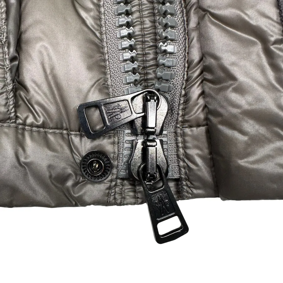 MONCLER SILVER HUBERT DOWN JACKET